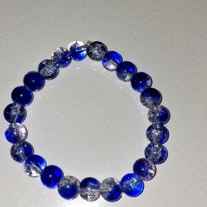 Hues Of Blue Beaded bracelet
